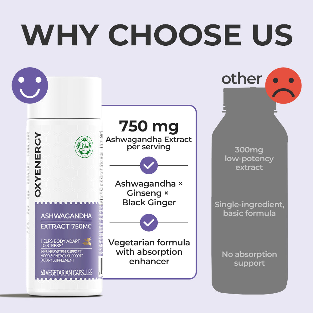 ASHWAGANDHA EXTRACT 750mg