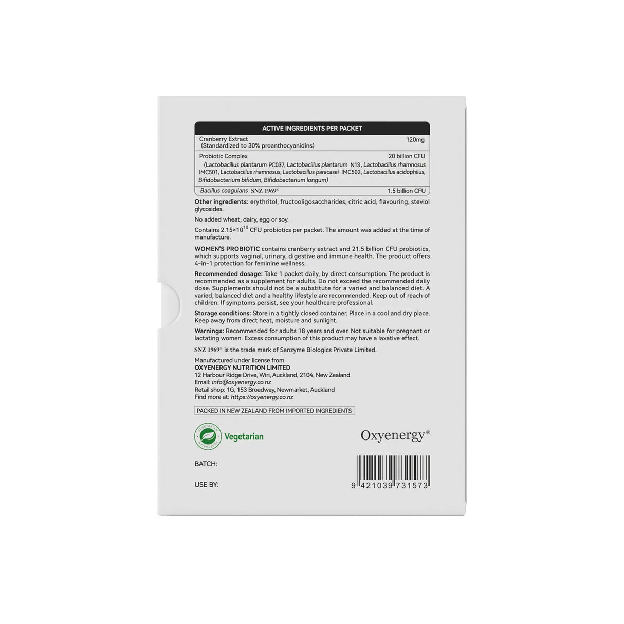 WOMEN'S PROBIOTIC