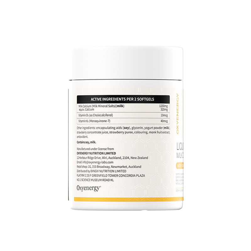 CALCIO DE LA LECHE LÍQUIDA