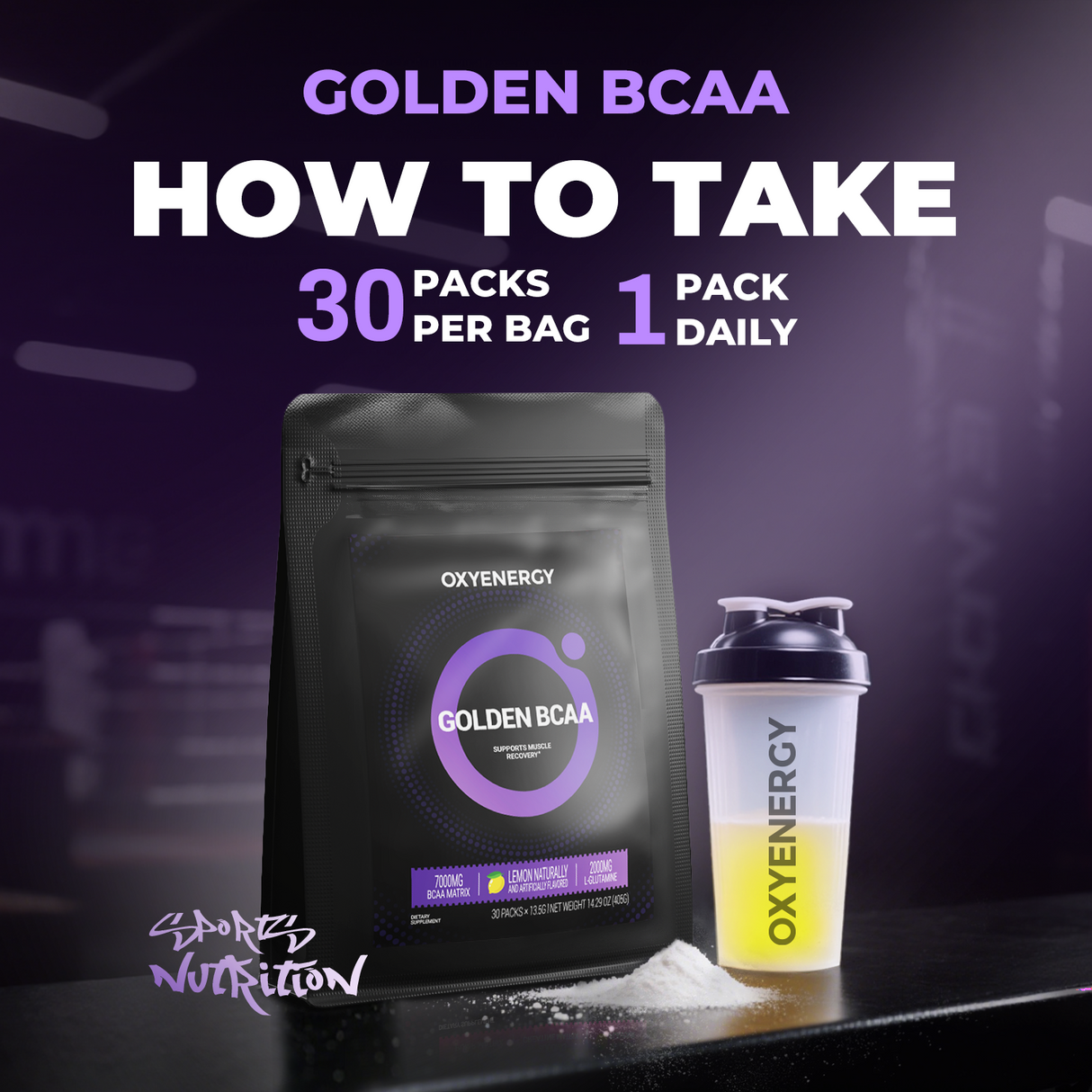 GOLDEN BCAA - Supports Natural Muscle Strength