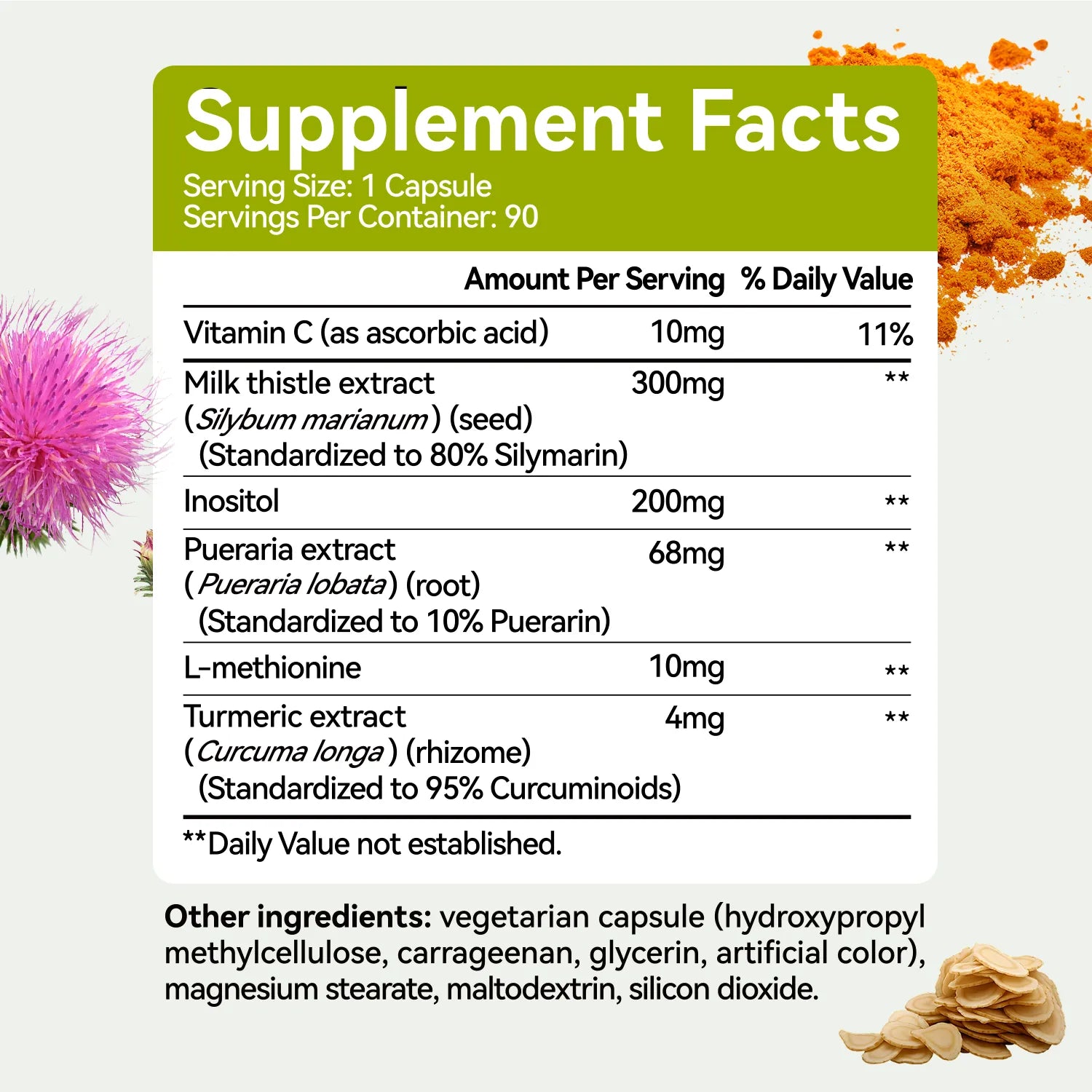 كبسولات شوك الحليب 90