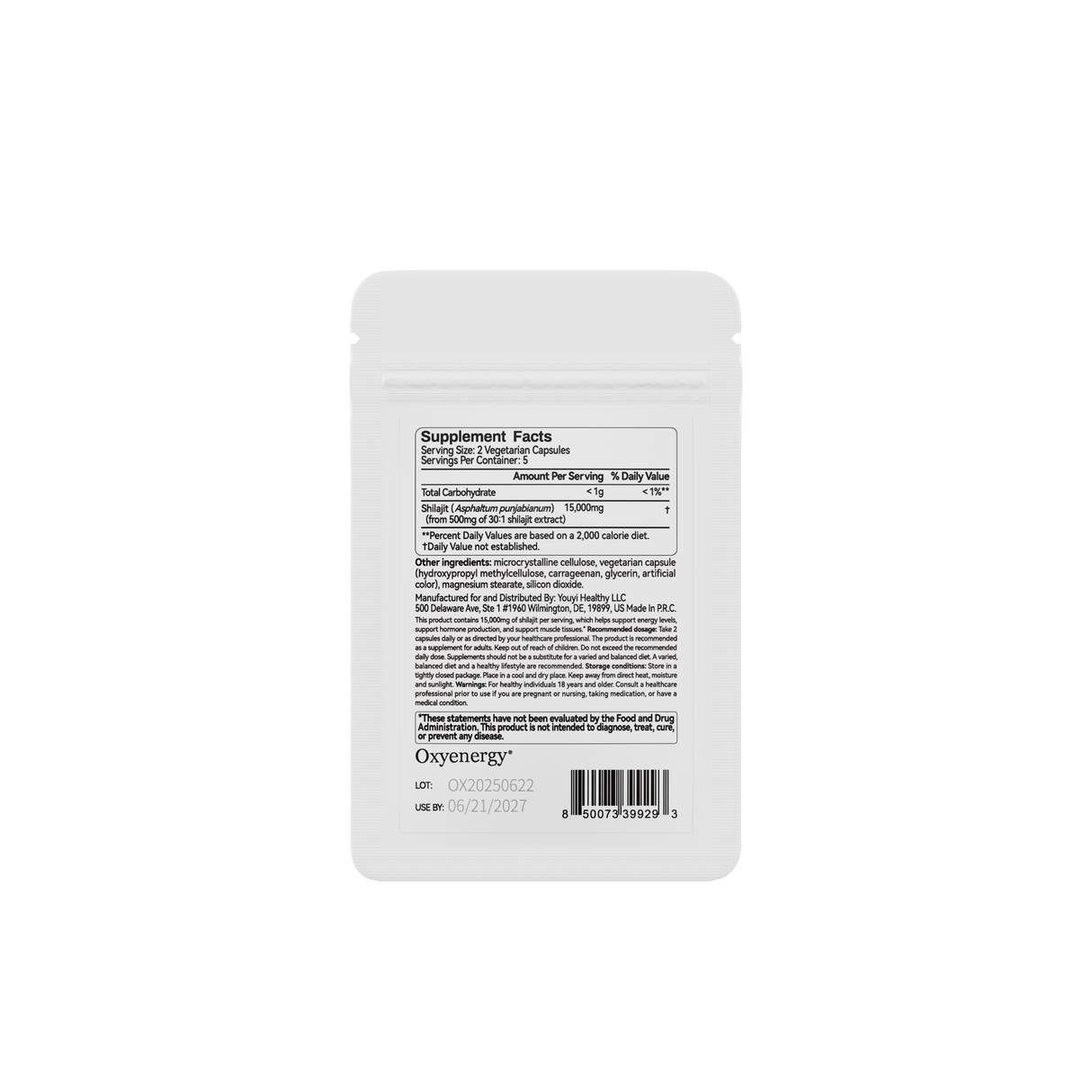 SHILAJIT Sachet - Trial Pack