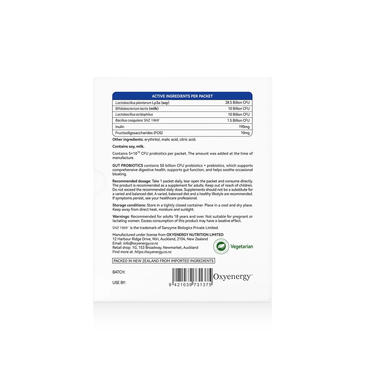 Gut Probiotics - Comprehensive Digestive Health Support