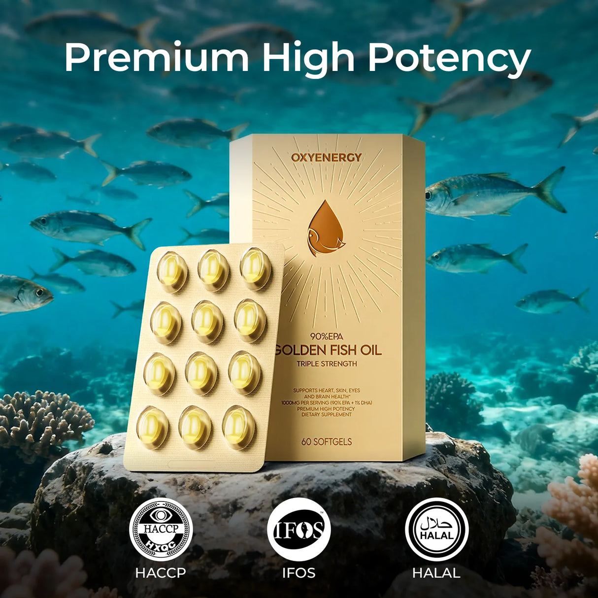 GOLDEN FISH OIL 90% EPA