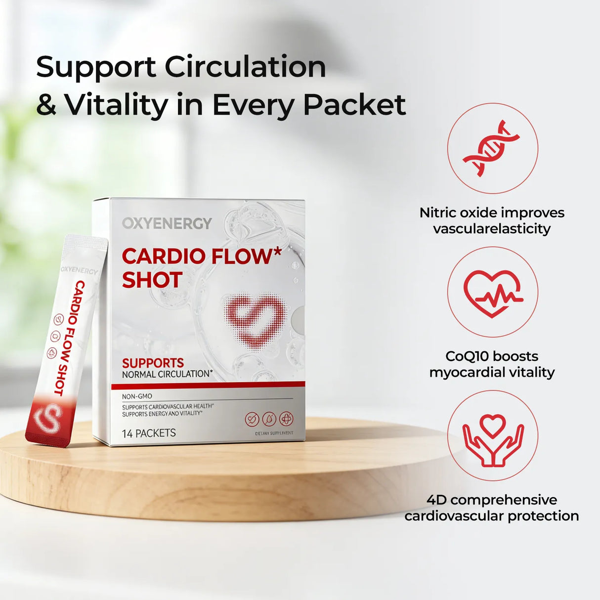 Cardio Flow Shot - Supports Normal Circulation