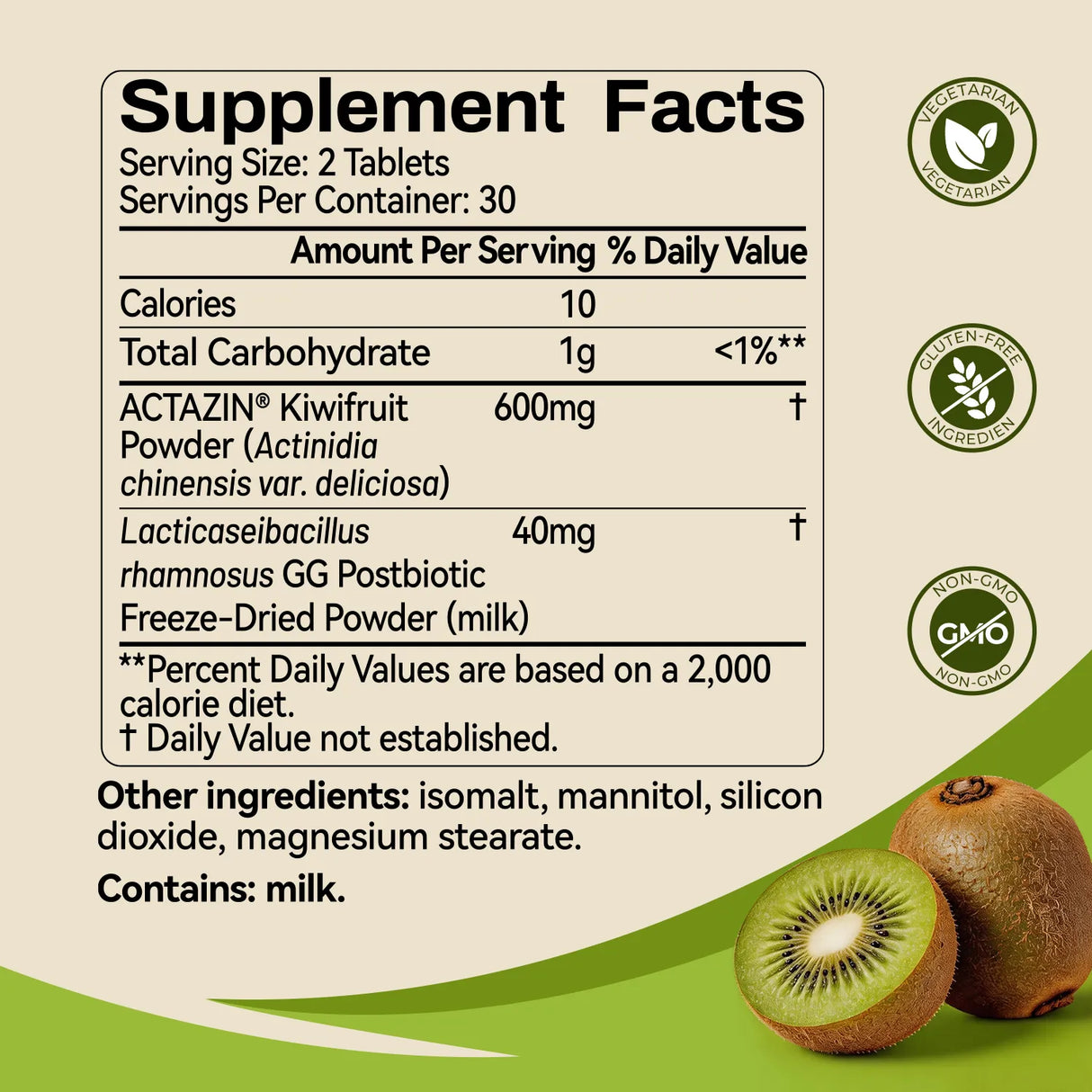WhatAPoo! Chewables | Gentle Daily Gut Support & Regularity with Actazin® Kiwi & Postbiotics, Clinically Proven