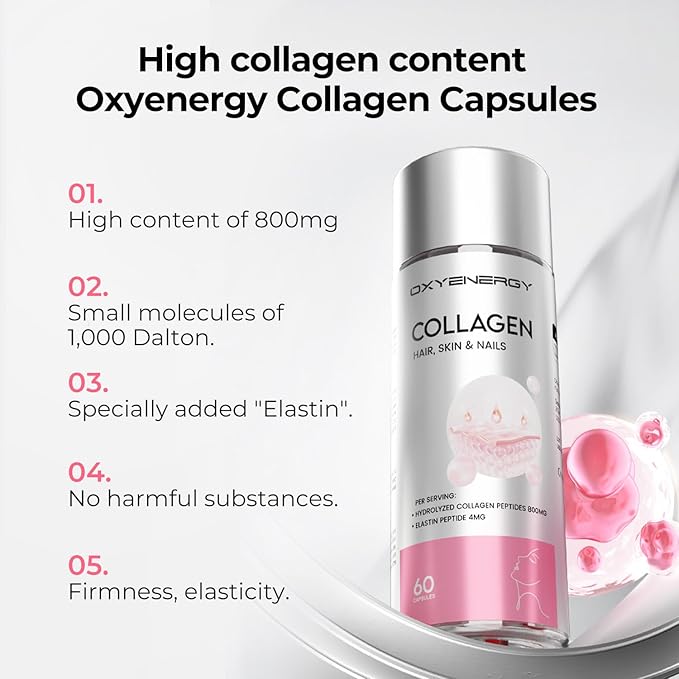 OxyEnergy Collagen Peptides Capsules