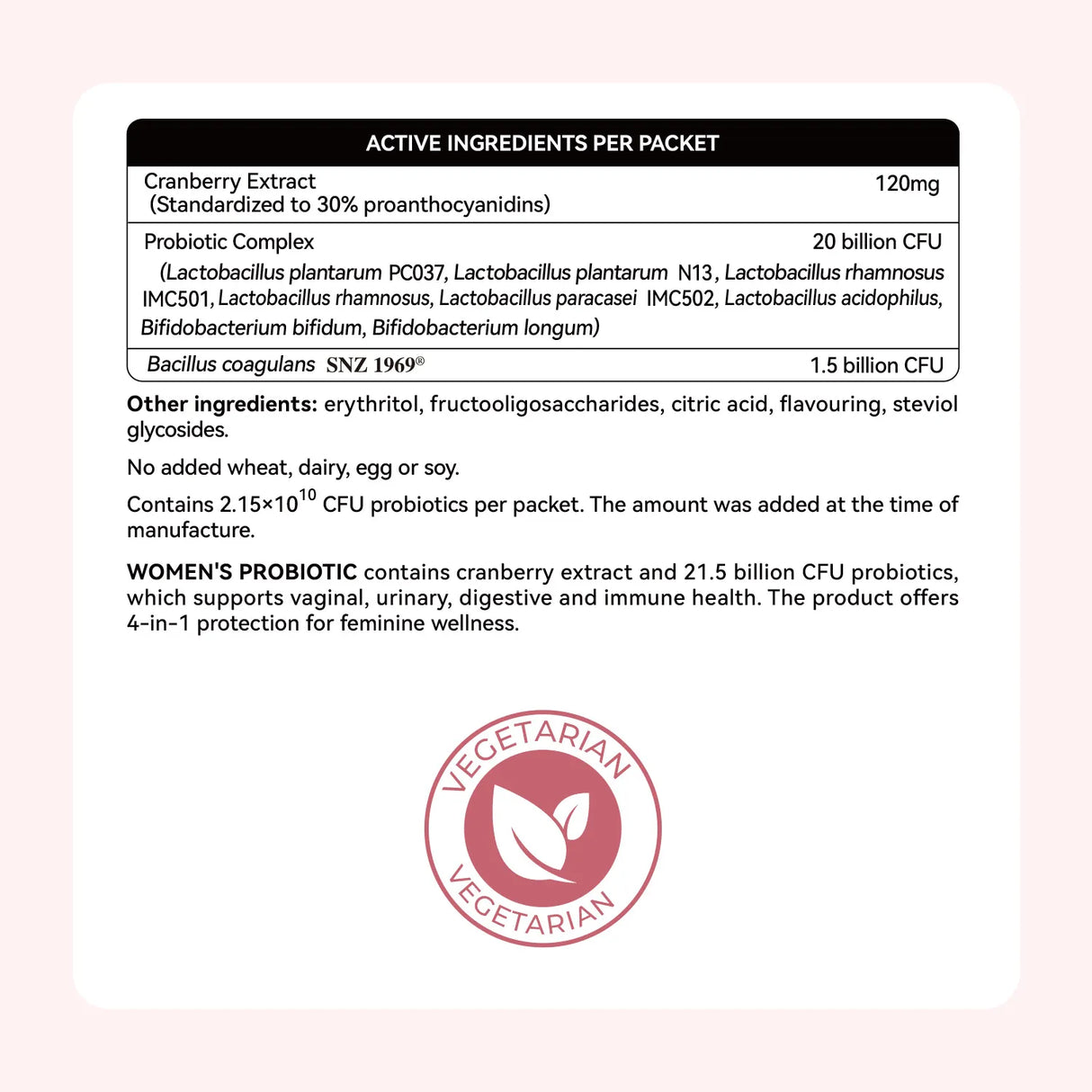 WOMEN'S PROBIOTIC