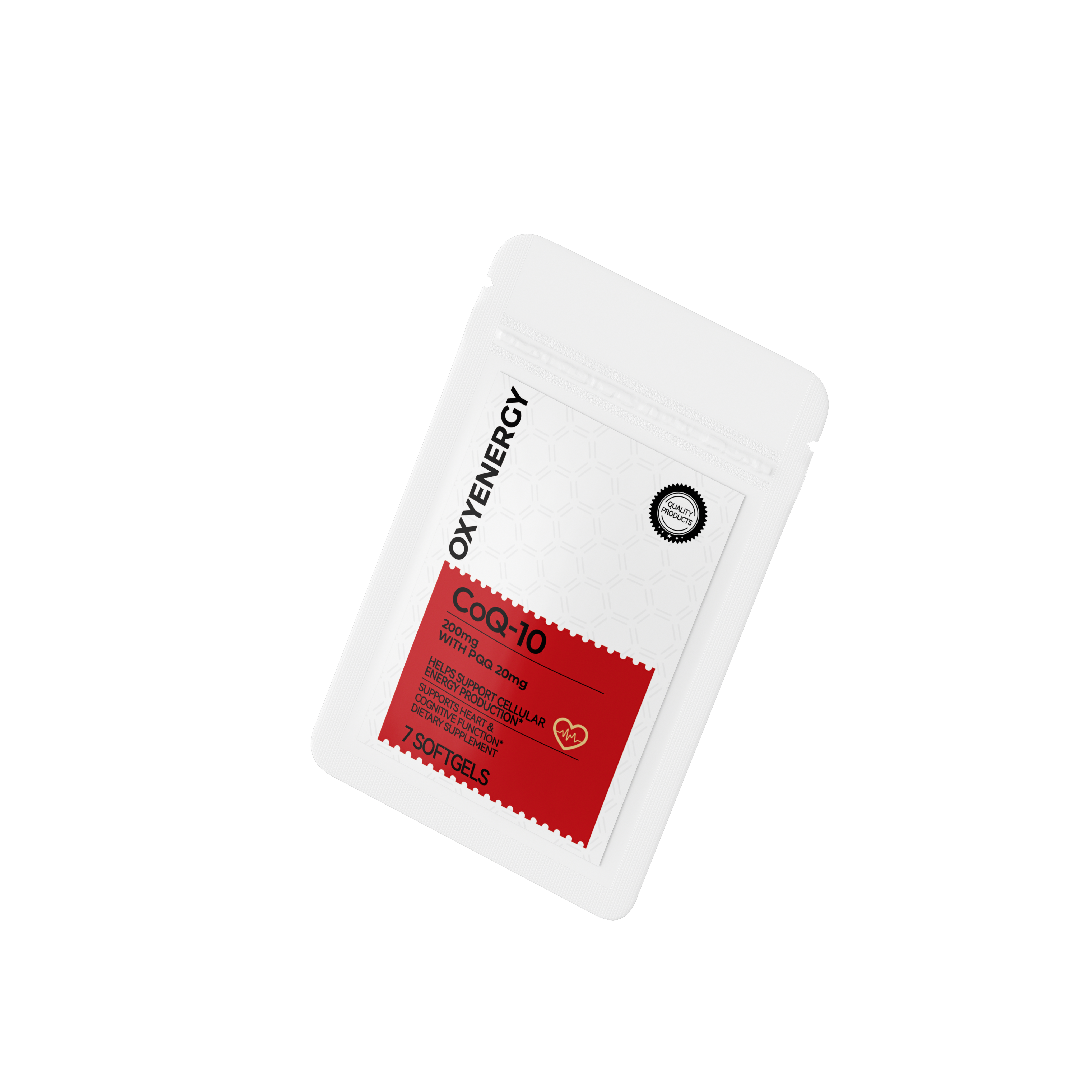 كيس CoQ-10 200 ملغ مع PQQ 20 ملغ - عبوة تجريبية
