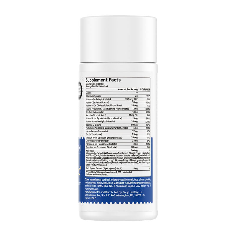 MILK THISTLE & MULTIVITAMIN FOR MEN