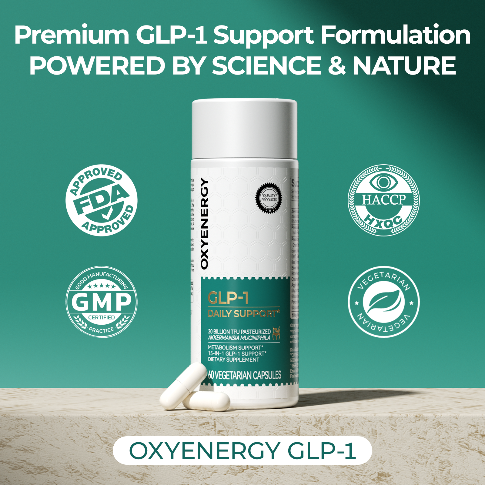 GLP-1 DAILY SUPPORT oxyenergy GLP-1 DAILY SUPPORT oxyenergy