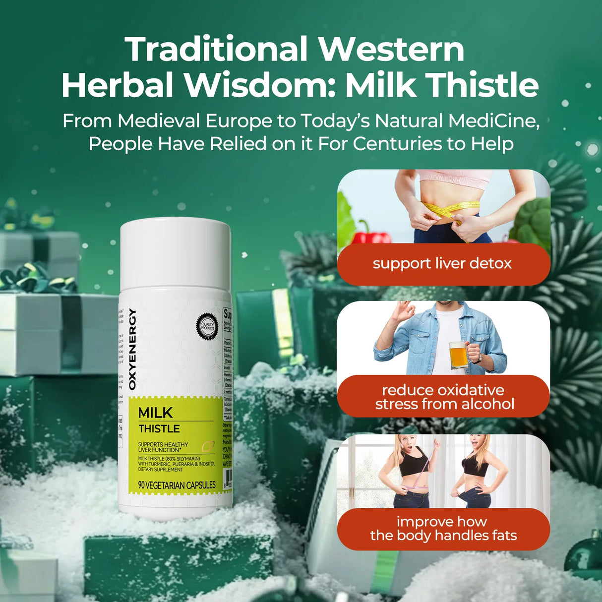 MILK THISTLE 90 CAPSULES - Purification &  Detoxification