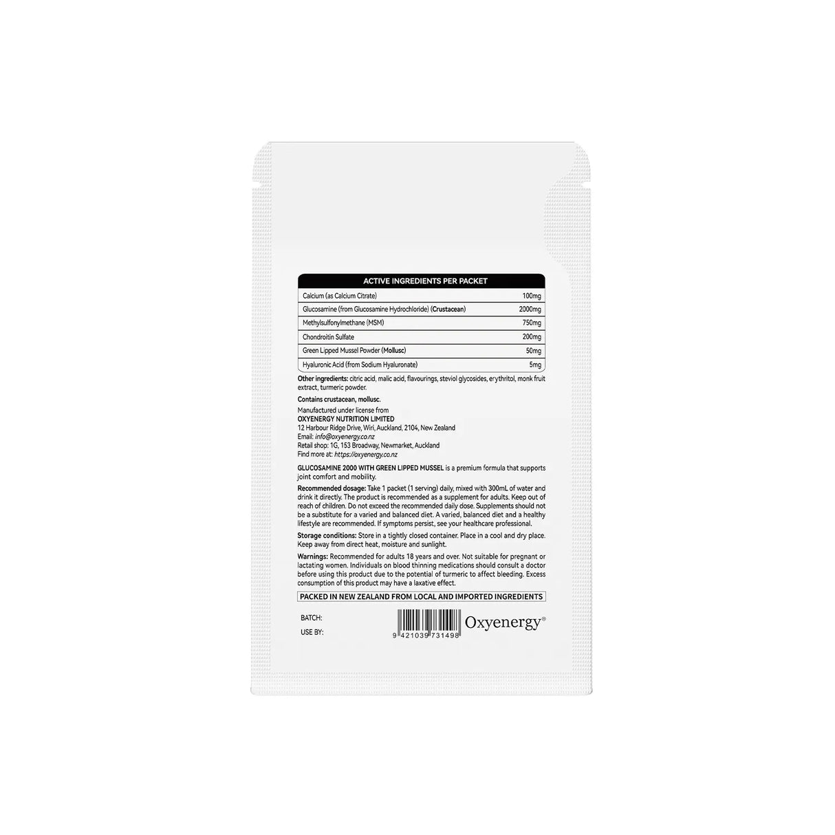 Glucosamine 2000 with Green Lipped Mussel