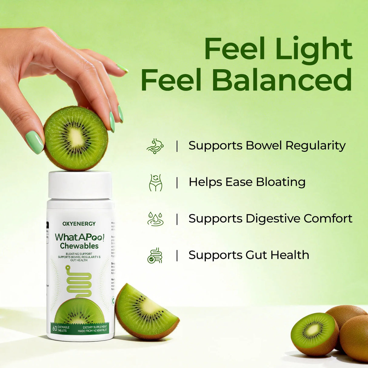 WhatApoo! Chewables – Gut Health Support