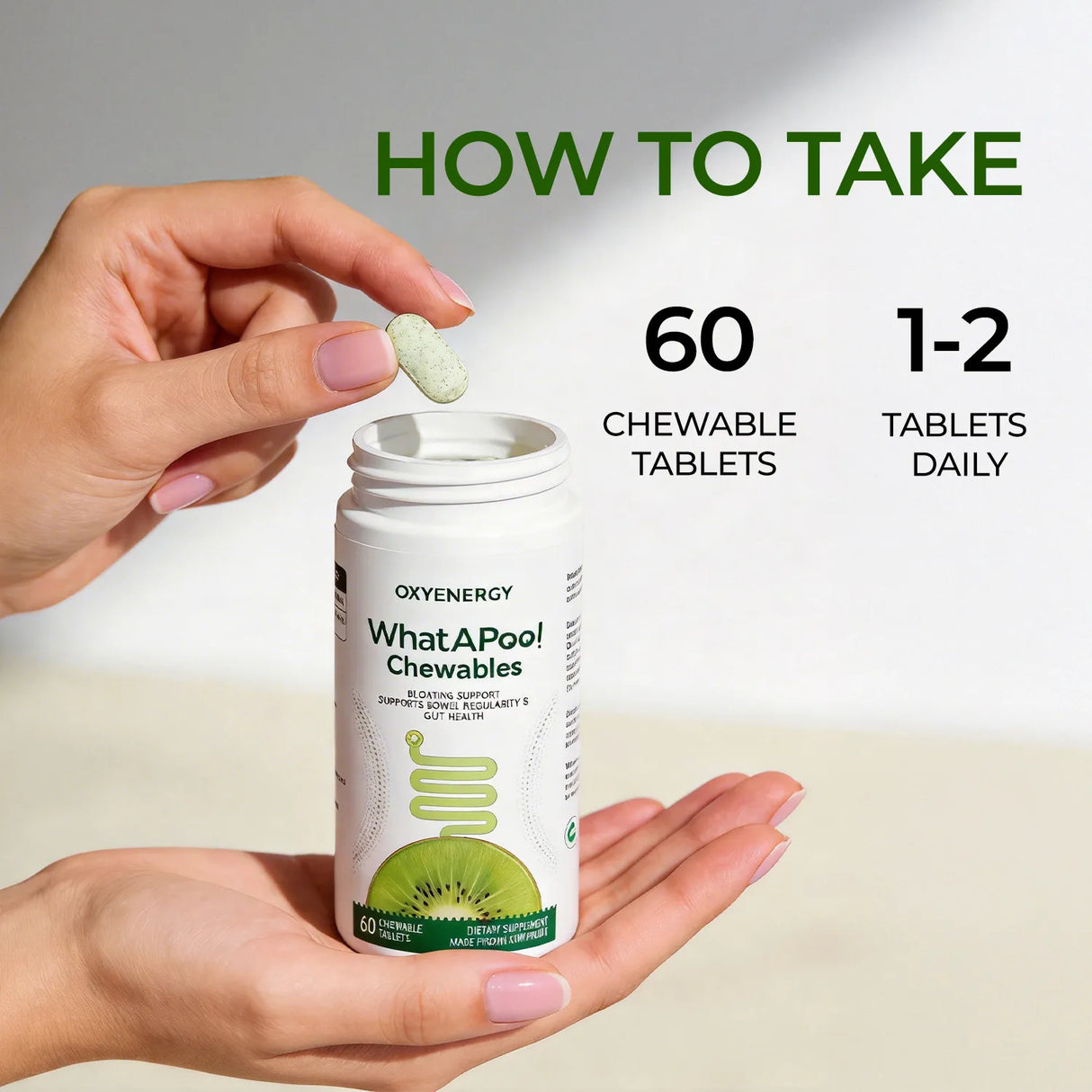 WhatApoo! Chewables – Gut Health Support